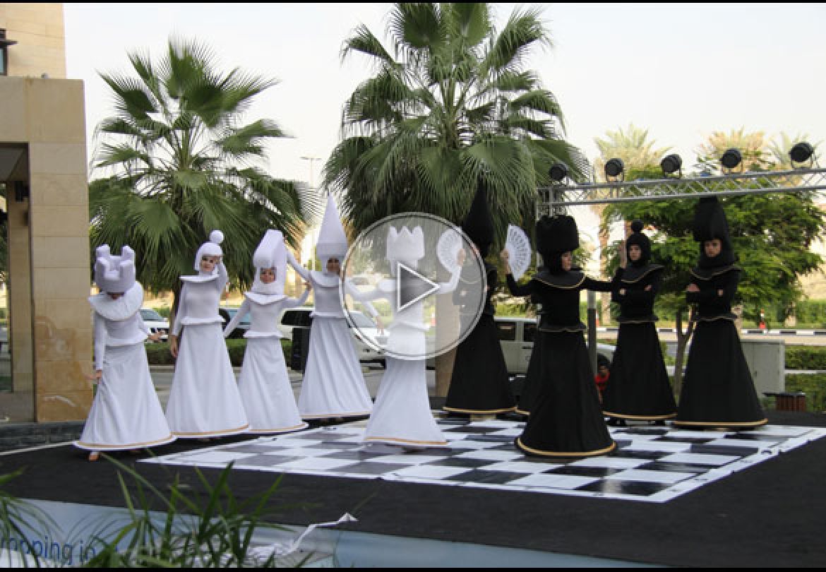 living chess, chess performers, chess performance, chess characters, chess animation