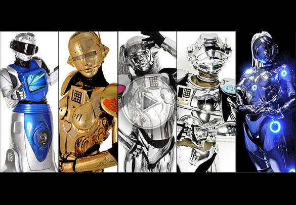 cyber characters, robots, robotic, robot characters, robot walk about, future walk about
