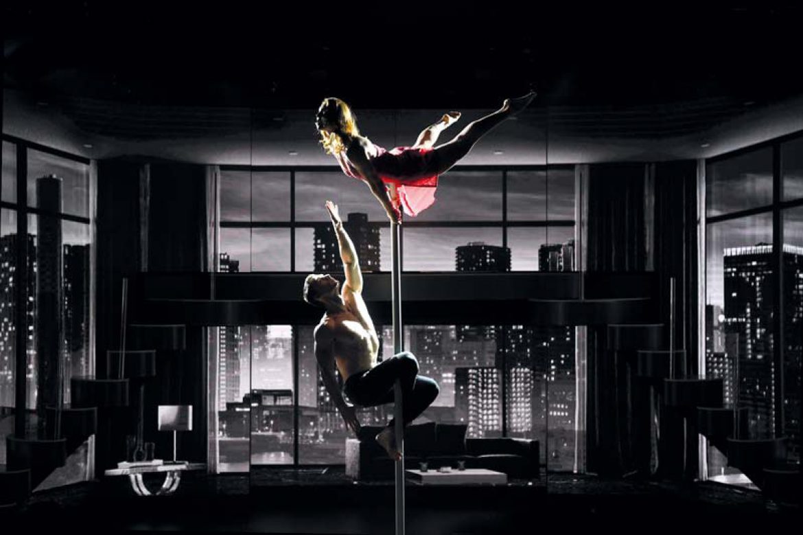 love is in the ai, chinese pole duo, chinese pole, pole dancers, pole dance, pole duo, pole act