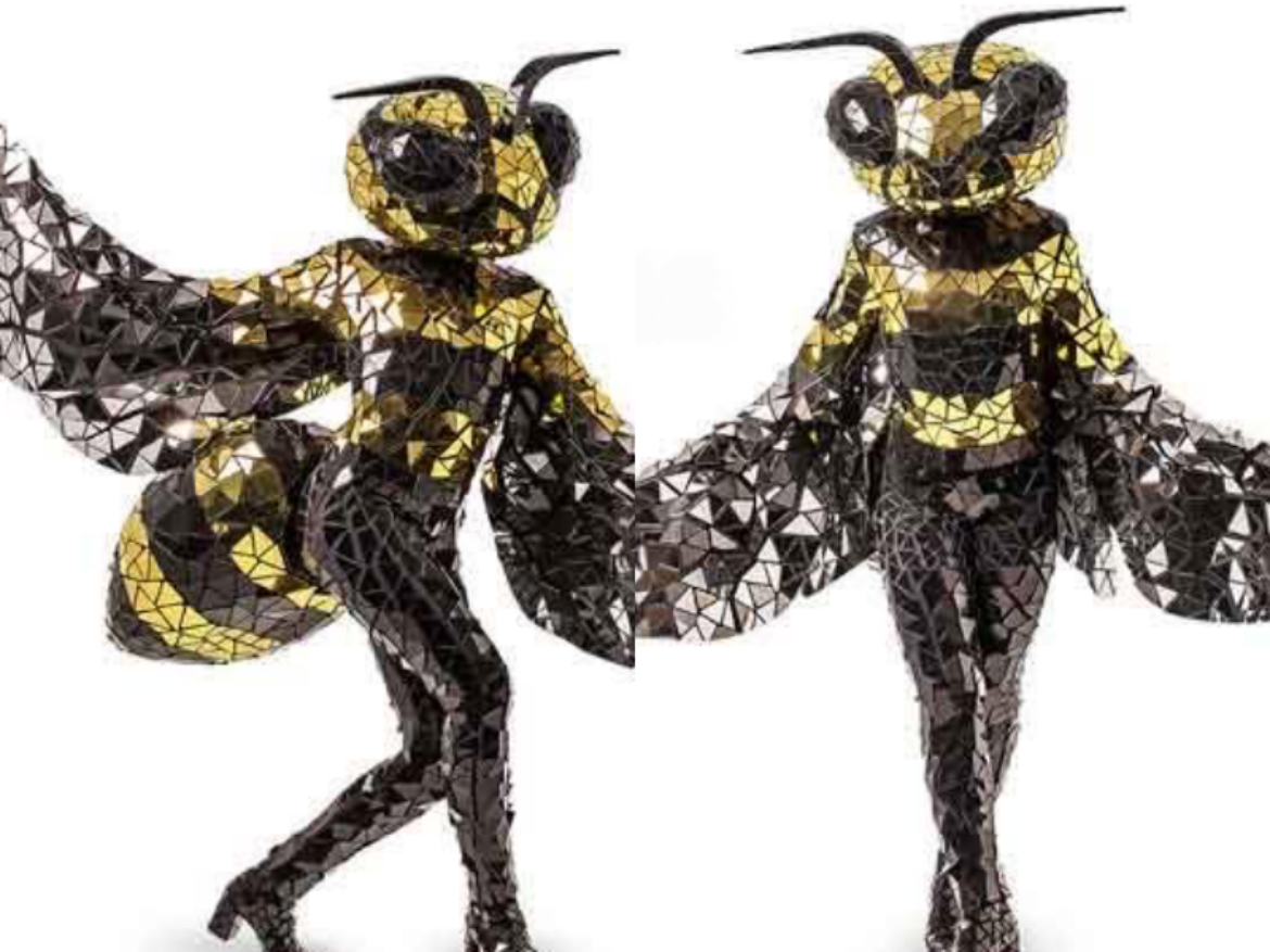 mirror characters, mirror personnages, mirror costumes, bees characters, bees dancers, bees show, bees act