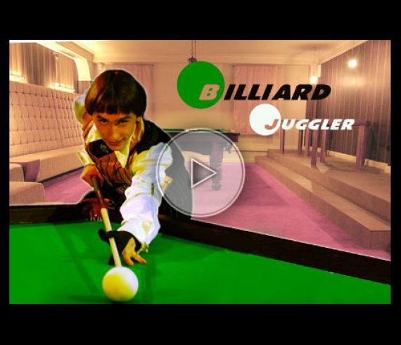 jongleur billard, billiard juggling, pool artist, pool performer